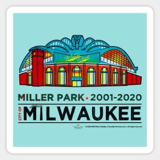 Miller Park • Milwaukee Brewers • MKE WI Magnet